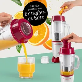 GOURMETmaxx Mr. Magic Power Pro Standmixer Zubehörset XL rot