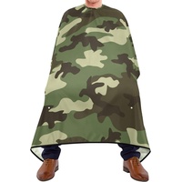 Friseurumhang 140x168cm, Militärische Tarnung Haarschneideumhang Cape Mode Professionelle Friseure Kleid Professionelle Unisex Friseurumhang, Für Friseursalon, Färben, Kinder