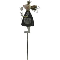 AM Design Dekofigur »Osterdeko "Hasenmann"« Gartenstecker aus Metall, bunt