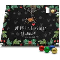 Mr. & Mrs. Panda Schoko Adventskalender Spinne Agathe Liebe - Schwarz - Geschenk, Verliebt, Liebesbeweis, Videos, Schokoladen Adventskalender, Lieb... - Schwarz