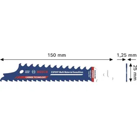 Bosch Multi Material Demolition S681KLHM Säbelsägeblatt 150 mm 10 Stück