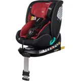 XOMAX Auto Kindersitz / Sitzerhöhung drehbar 360° Grad mit Standfuß (Schwarz) für Kinder von ca. 15 Monate bis 12 Jahre / 9 bis 36 kg / ECE R129 (Klasse I, II, III) mit ISOFIX