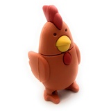Onwomania Ente Huhn stehend Bauernhof Orange Funny USB Stick 64 GB USB 2.0 Speicherstick USB-Datenträger