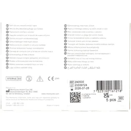 Mölnlycke Health Care GmbH Silikon Netzverband 5 x 7 cm steril 5 St.