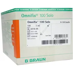 Omnifix Insulinspritzen 1 ml U100 100 St