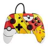 PowerA Nintendo Switch Pokemon Enhanced Wired Controller Pikachu Pop Art