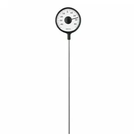 eva solo Außenthermometer Ø 11 cm schwarz