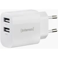 Intenso Power Adapter W24AA USB-Ladegerät 24W Innenbereich Ausgangsstrom (max.) 2.4A USB-A Anzahl Ausgänge: 2 x