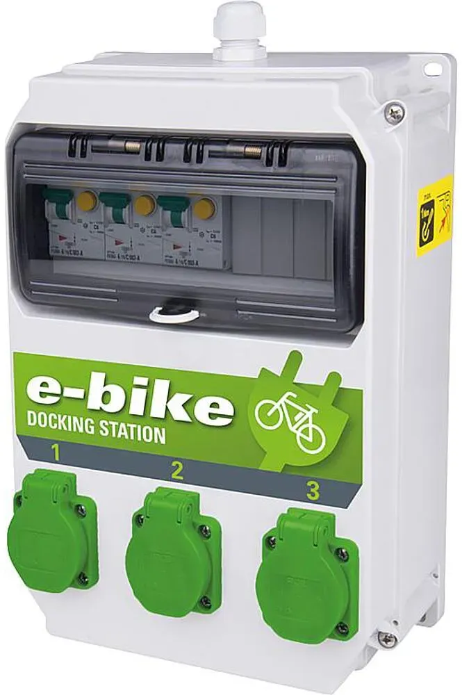 Ladestation e-Bike mit 3 Steckdosen, PCE