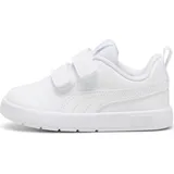 Puma Courtflex V3 Kinder Weiß/Silber 20