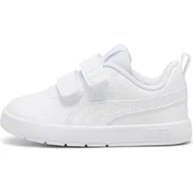 Puma Courtflex V3 Kinder Weiß/Silber 20