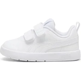 Puma Courtflex V3 Kinder Weiß/Silber 20