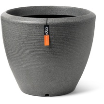 Capi Europe Capi Pflanzvase Arc Granite Konisch Niedrig 60x48 cm Anthrazit