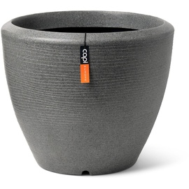 Capi Europe Capi Pflanzvase Arc Granite Konisch Niedrig 60x48 cm Anthrazit