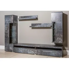 INOSIGN Trendmanufaktur Wohnwand (schieferfarben), (673019)