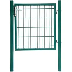 Gartentor Zauntor Einfahrtstor Stabmattenzaun Flügeltor Grün 800 x 1000 mm