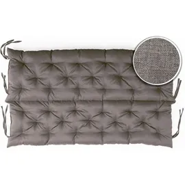 sunnypillow Bankauflage 130 x 50 x 50 cm grau 1 St.