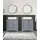 VASAGLE Waschbeckenunterschrank 2 Türen 30 x 60 x 60 cm Grau