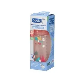 Dodie Babyflasche Initiation+ Antikolik rund 330 ml Rosa