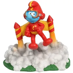 Aqua Della Schlumpf mit Jetpack - Figur