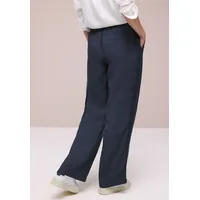 STREET ONE Style Emee Webhose Wide Leg Blau 40 32