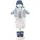 Llorens Kleiderset Elefant Blau (40-42cm)