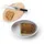 Continenta Brottopf oval mit Holzdeckel 36x23x15,5 cm