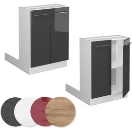 Vicco Kochinsel Fame-Line 60 x 30 x 82 cm Schwarz