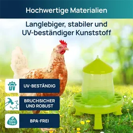 Gaun Zubehör für Geflügelkäfig, 4 kg, mit Beinen