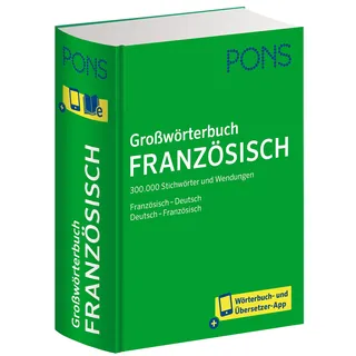 pons langenscheidt gmbh PONS Großwörterbuch Französisch: Französisch-Deutsch / Deutsch-Französisch mit Wörterbuch-App