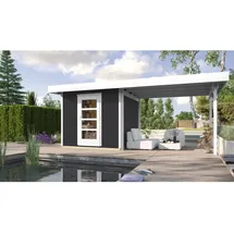 Weka Designhaus wekaLine 172 B 5,90 x 3,00 m anthrazit