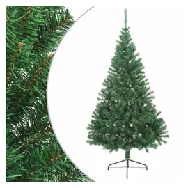 vidaXL Künstlicher Halb-Weihnachtsbaum Grün 180 cm