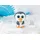 NICI Glubschis Pinguin Sniffy 15 cm grau