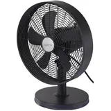 Sygonix Tischventilator 23 cm Schwarz