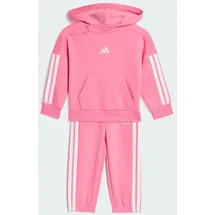 adidas Essentials Baby-Jogginganzug Pink/White 104