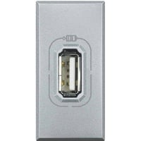 Legrand USB-Steckdose Axolute Aluminium HC4286C1