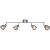GLOBO LED Decken Lampe Wohn Ess Zimmer Kristall Glas Strahler Licht-Schiene Spot verstellbar