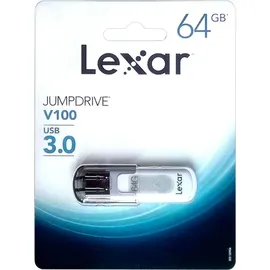 Lexar JumpDrive V100 64 GB weiß/grau USB 3.0