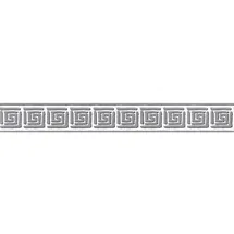 A.S. Création Only Borders Bordüre 5 m x 0,05 m 0 g grau/schwarz/weiß 936461