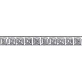 A.S. Création Only Borders Bordüre 5 m x 0,05 m 0 g grau/schwarz/weiß 936461