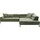 Home Affaire Eckcouch Polyester L-Form 3-Sitzer Grün