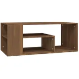 furnicato Couchtisch Braun Eiche 100 x 40 x 50 cm