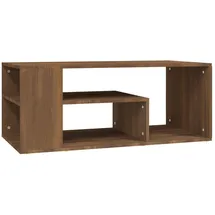 furnicato Couchtisch Braun Eiche 100 x 40 x 50 cm