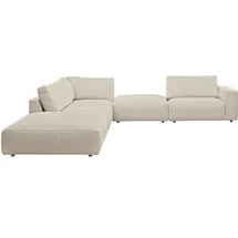 Musterring Ecksofa »LUCIA L-Form«, in vielen Qualitäten und 4 verschieden Nähten beige