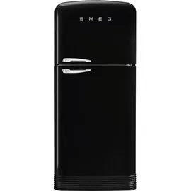 Smeg FAB50RBL5 Retro-Kühl-Gefrierkombination (400 l, 1921 mm hoch, Schwarz)