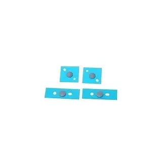 GOWENIC Laptop-Fußpolster für Laptop 3 4 5, Ersatz-Set für Laptop-Bodengehäusefüße, rutschfeste Fußpolster, rutschfeste, Runde Punkte, Genaue Größe (Blau)