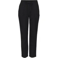 Vero Moda Damen Legere Leinen Stoffhose Casual Schlupfhose Lockere