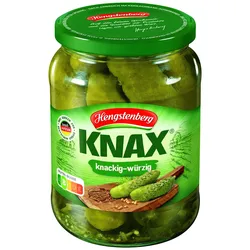 Hengstenberg Gewürzgurken Knax knackig & würzig (670 g)