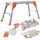 Craftfull Arbeitsplattform Aluminium 150 kg Silber/Orange klappbar