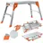 Craftfull Arbeitsplattform Aluminium 150 kg Silber/Orange klappbar